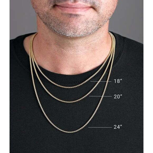 Kazi Luxury 14K Yellow Gold 1.1 mm Adjustable Threader Cable 16-18